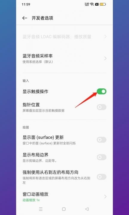oppo手机触屏出现白圆点第6步