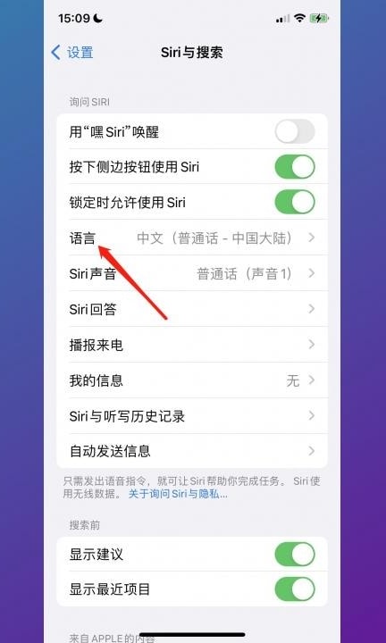 苹果导航语音怎么设置第2步