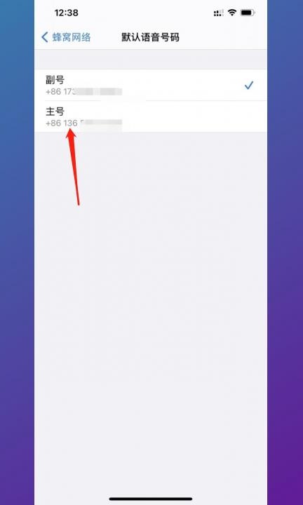 苹果12双卡打电话怎么切换第3步