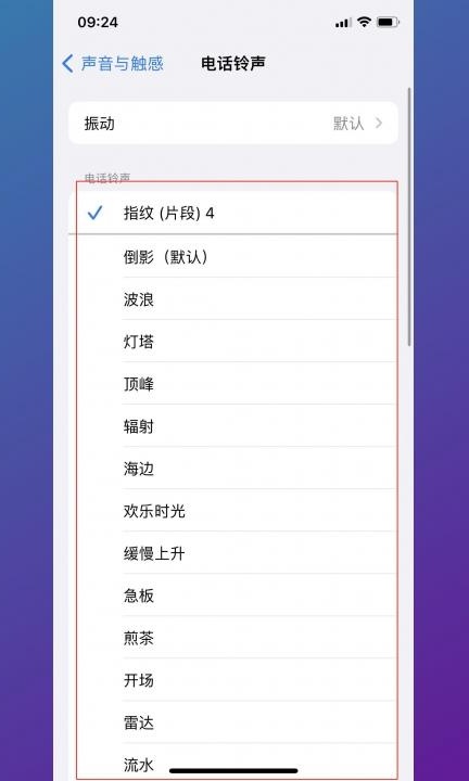 怎么设置苹果来电铃声第3步