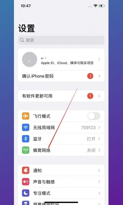 手机上怎么打开5g网第1步