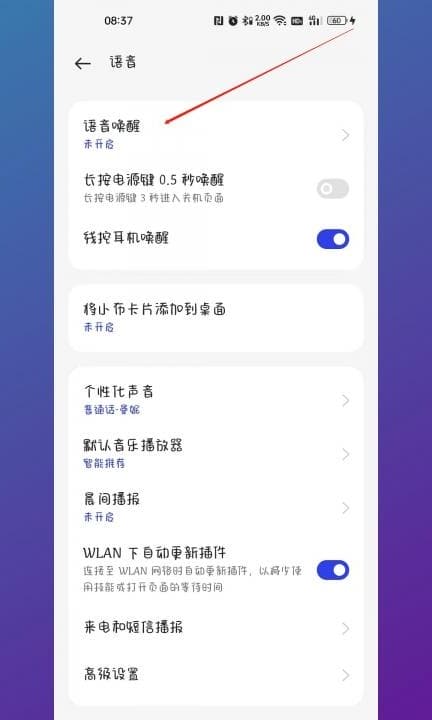 怎么开启语音助手第3步