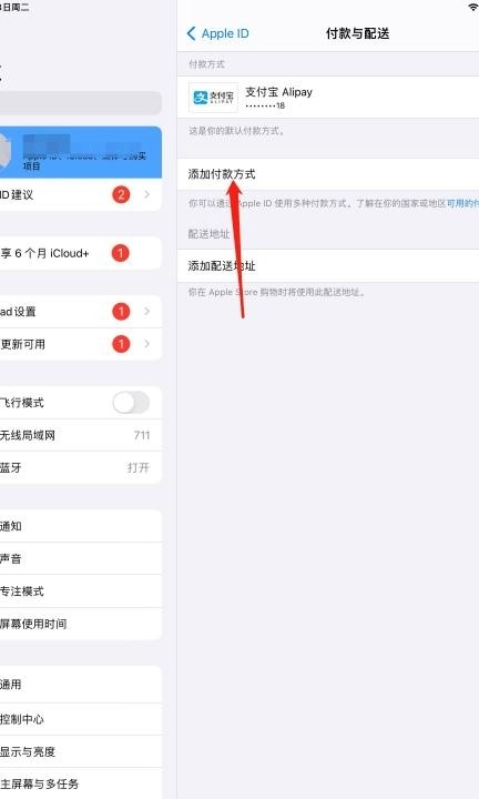 ipad支付设置在哪里设置第3步
